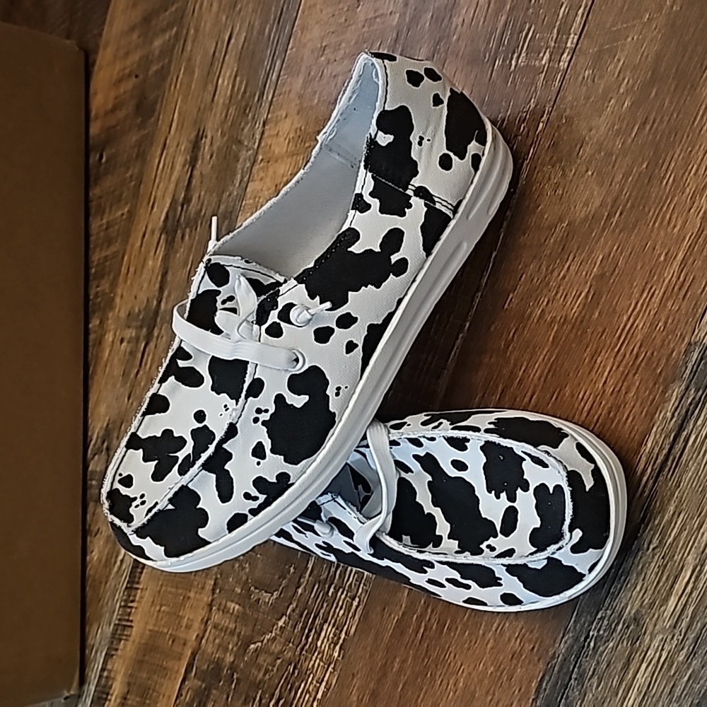 Cow Print Shoes 🐄
